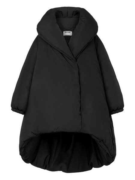  Moschino High-collar Oversized Coat - Black 