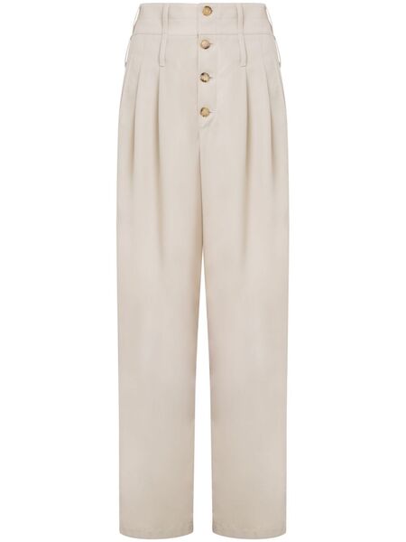  Moschino High-waisted Trousers - Neutrals 