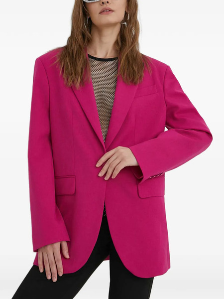  Moschino Jeans Button Single-breasted Blazer - Pink 