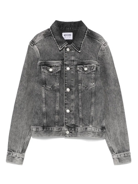  Moschino Jeans Buttoned Denim Jacket - Black 