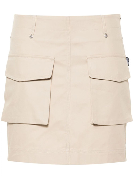  Moschino Jeans Cargo-pockets Miniskirt - Neutrals 