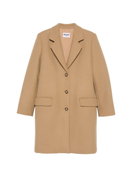  Moschino Jeans Flap-pocket Coat - Brown 