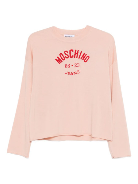  Moschino Jeans Logo Sweater - Pink 