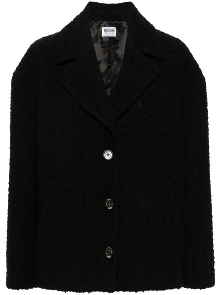  Moschino Jeans Notched-lapels Jacket - Black 