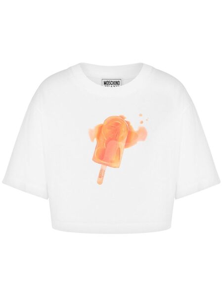  Moschino Jeans Printed T-shirt - White 