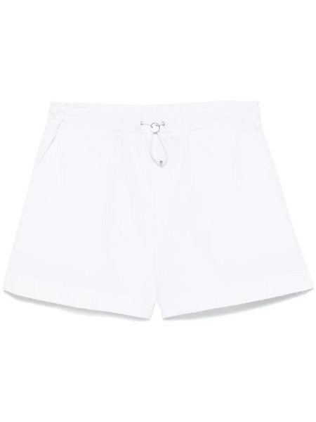  Moschino Jeans Rubberised-logo Shorts - White 