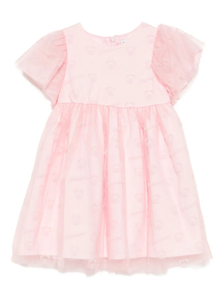  Moschino Kids Logo Dress - Pink 