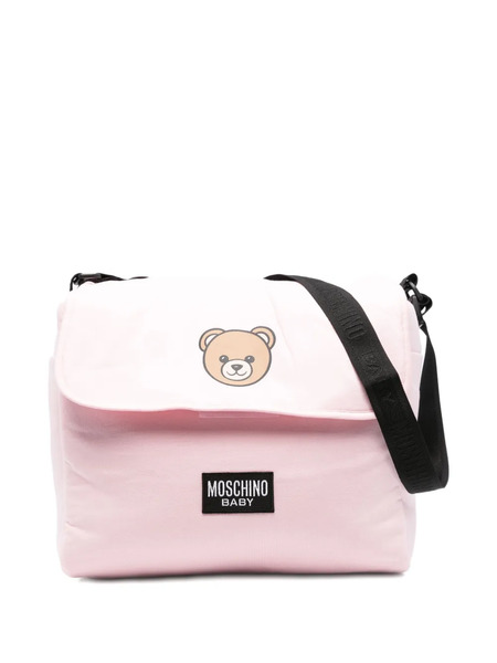  Moschino Kids Teddy-print Changing Bag - Pink 