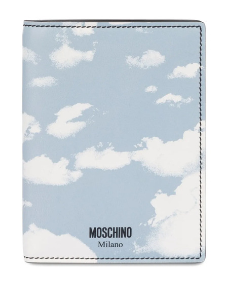  Moschino Leather Wallet - Blue 