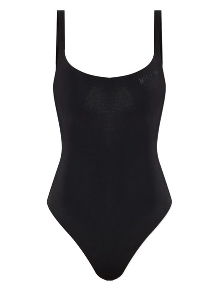  Moschino Logo Bodysuit - Black 