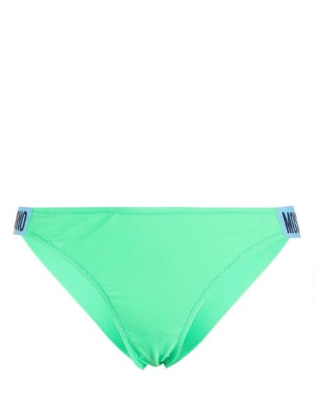  Moschino Logo-embossed Bikini Bottoms - Green 