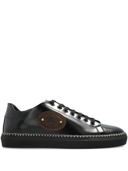  Moschino Logo-embossed Trainers - Black 