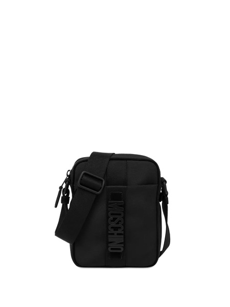  Moschino Logo Lettering Messenger Bag - Black 