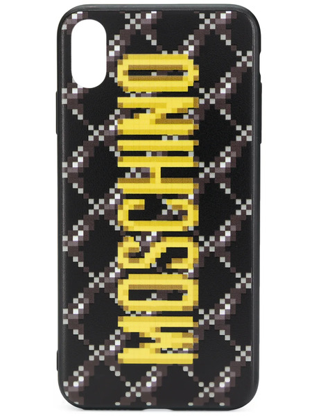  Moschino Logo-print Iphone Xs Max Case - Black 