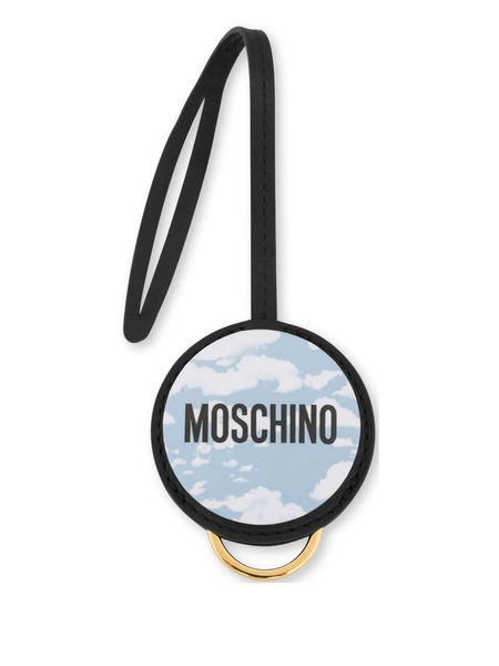  Moschino Logo-print Keyring - Black 