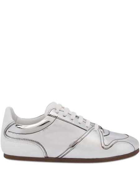  Moschino Metallic Sneakers - Grey 
