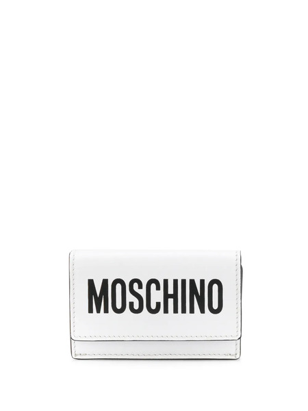  Moschino Mini Logo-print Wallet - White 