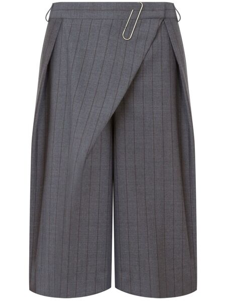  Moschino Overlapping-panel Shorts - Grey 