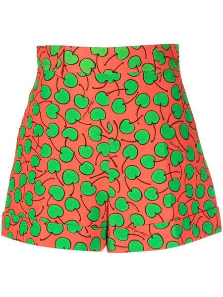  Moschino Patterned Mini Shorts - Orange 
