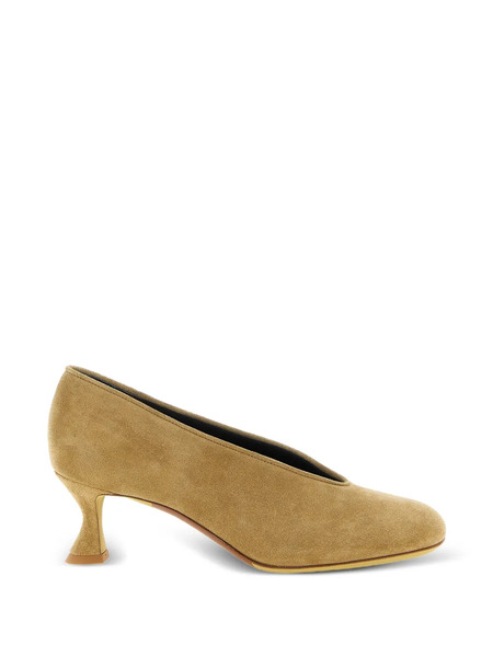  Moschino Rounded Toe Pumps - Neutrals 