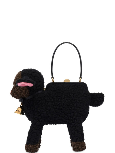  Moschino Sheep-motif Clutch Bag - Black 