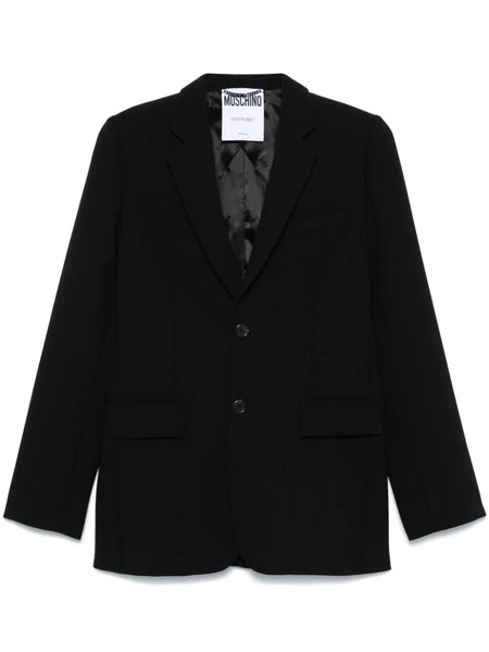  Moschino Single-breasted Blazer - Black 