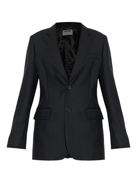  Moschino Single-breasted Blazer - Black 
