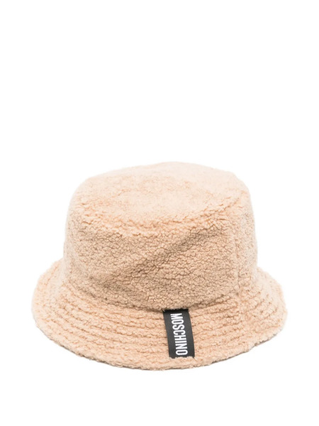  Moschino Textured Bucket Hat - Brown 