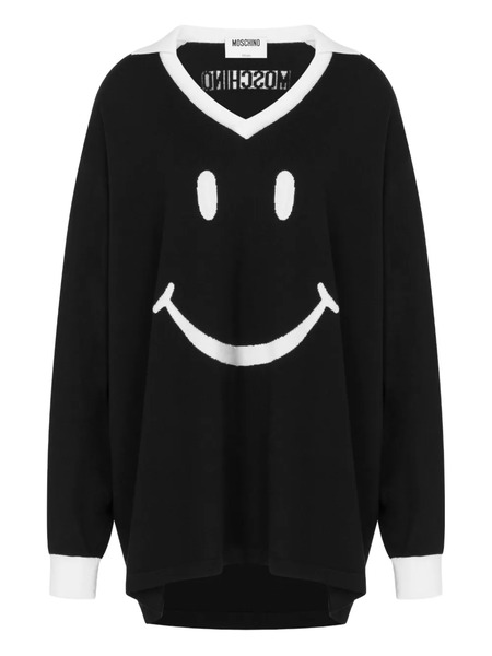  Moschino V-neck Sweater - Black 