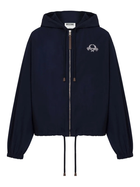 Moschino Zip-up Bomber Jacket - Blue 