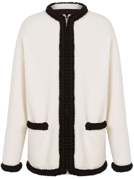  Moschino Zip-up Jacket - White 