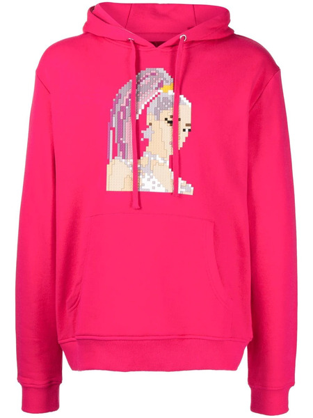 Mostly Heard Rarely Seen 8-bit Battle Royale Pullover Hoodie - Pink 