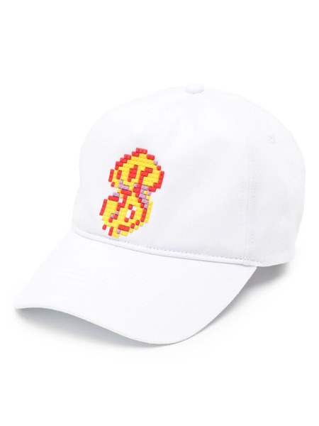  Mostly Heard Rarely Seen 8-bit Money Sign Cotton Cap - White 