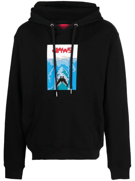  Mostly Heard Rarely Seen 8-bit Sharkbite Pullover Hoodie - Black 