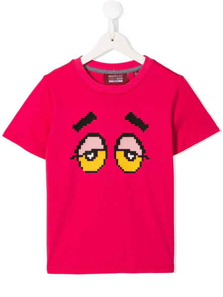  Mostly Heard Rarely Seen 8-bit Tiny Drowsy T-shirt - Pink 