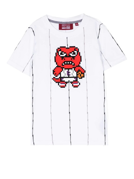  Mostly Heard Rarely Seen 8-bit Toronto Lightning Print T-shirt - White 