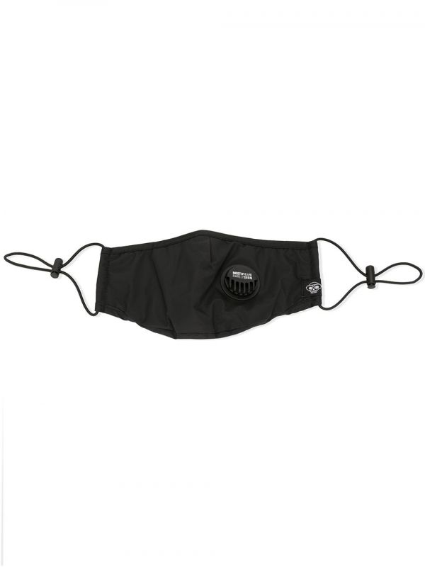  Mostly Heard Rarely Seen Logo Patch Face Mask - Black 