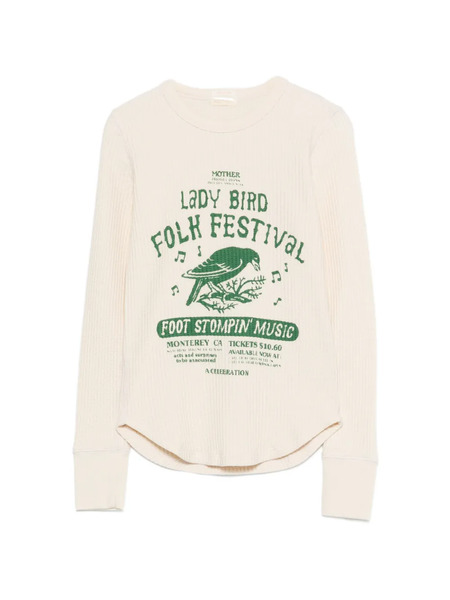  Mother Bird-print Sweater - Neutrals 