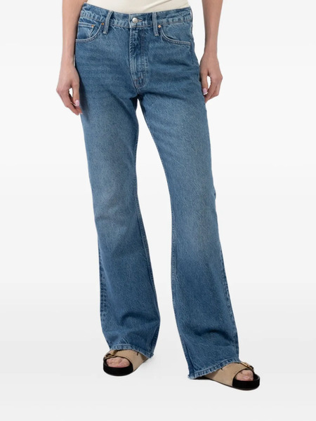  Mother Frayed-hem Jeans - Blue 