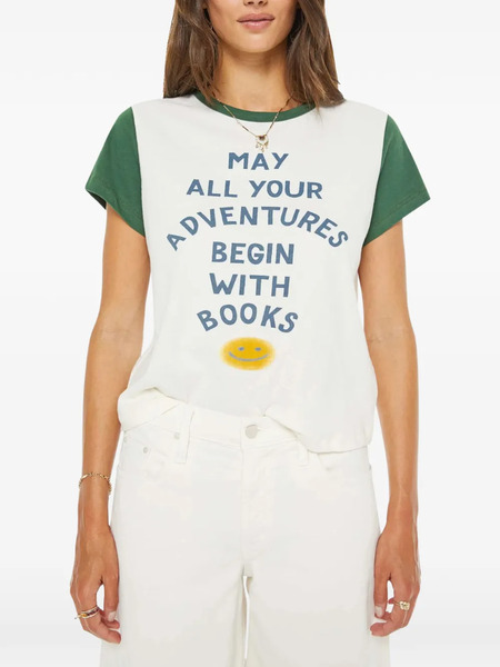  Mother Printed T-shirt - Neutrals 