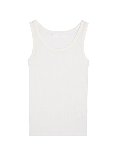  Mother Ribbed Tank Top - Neutrals 