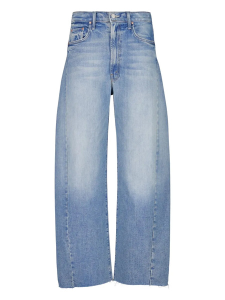 Mother The Half Pipe Ankle Frayed Jeans - Blue 