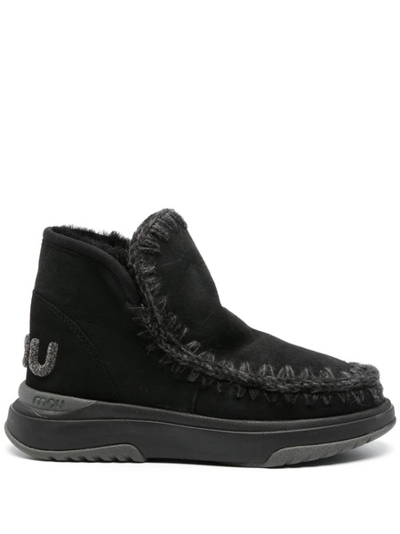  Mou Eskimo Shearling-lined Boots - Black 