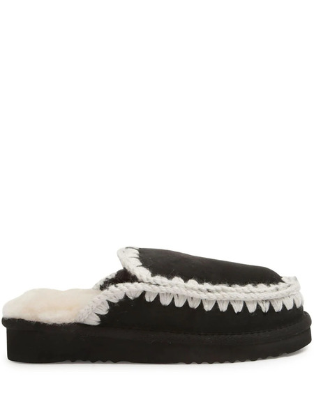  Mou Eskimo Slippers - Black 