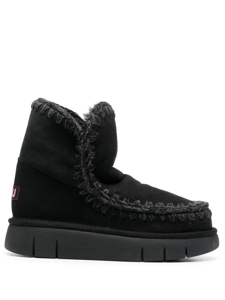  Mou Eskimo Suede Boots - Black 