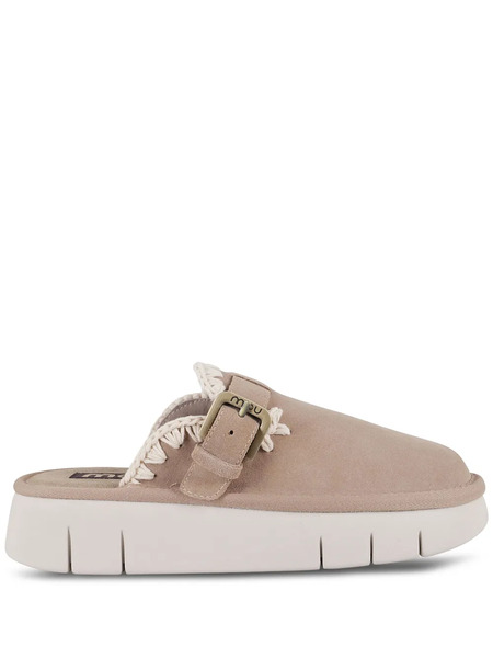 Mou Leather Slippers - Neutrals 