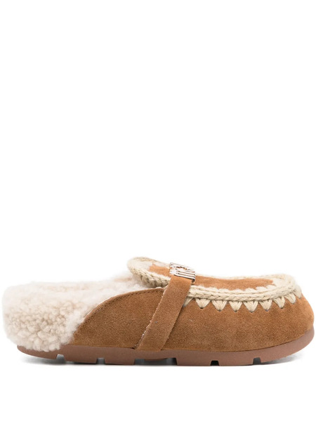  Mou Logo-plaque Mules - Brown 
