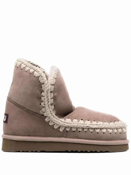  Mou Shearling-lined Slip-on Boots - Grey 