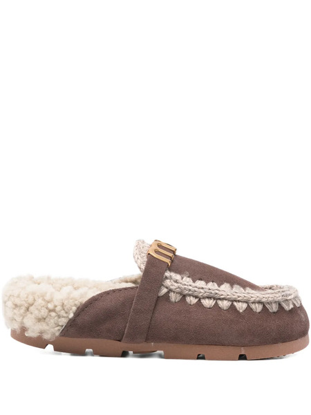  Mou Winter Bio Logo Mules - Brown 