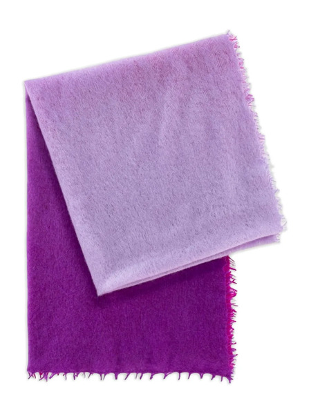  Mouleta Fringed Scarf - Purple 